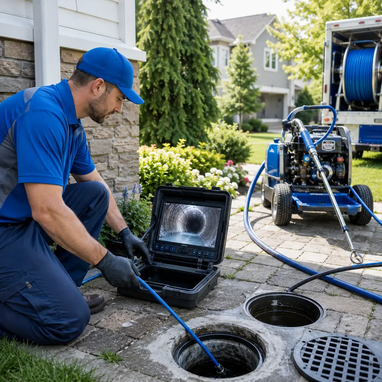 Outdoor drain cleaning professionals serving Grandview, TN